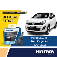 NARVA Car Headlight Bulbs Set (Reflector) Perodua Axia ('14-19) Halogen LED