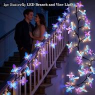 <TBSG>   Battery Operated  LED Branch Lights Bendable Twigs Illumination for Birthday Party Wall Hom