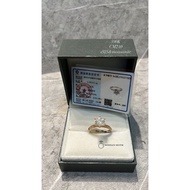 MATA CM210 |Rosegold Solitaire Ring Moissanite Eye 2CT Silver s925 Moissanite Ring Silver Ring