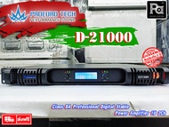 PROEURO TECH D21000 Power Amp พาวเวอร์แอมป์ 2 แชลแนล 1000+1000W. สูง 1U Class D 2Ch x 1000 วัตต์ Pow