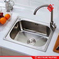 new recommendedGV 6045E SUS304 Pressed Stainless Kitchen Sink