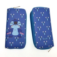 MRII Men's Wallet Student Wallet New Blue Stitch Long Wallet