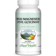 Maxi Health Magnesium Glycine Lysyl Supplement-Magnesium Glycine 200mg-Support Sleep, Energy Enhance