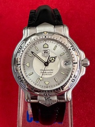 TAG HEUER Chronometer Officially certified  200 m Automatic บอยไซร์ ตัวเรือนสแตนเลส นาฬิกาผู้ชาย มือสองของแท้