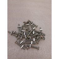 M3@1/8" x 3/4" galvanised bolt and nut