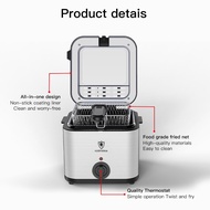 【Kitchen】XIAOMI Electric Deep fryer 2.5L/ 1000W stainless steel electric Kaisa Villa Penggoreng Fren