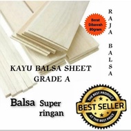 Balsa Wood Sheet 8mm x 10cm x 1meter super light balsa for Airplane Free Flight F2D