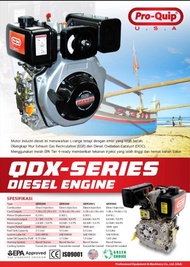 Engine Serbaguna / Mesin Penggerak Pro-quip QDX DIESEL 300 6 HP