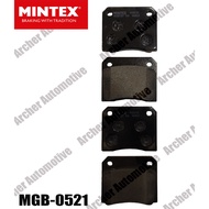 Rear brake pad (brake pad) JAGUAR E Type V12 XJ6 XJ12 Year 1971-1975