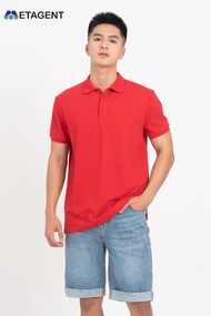 Áo Polo thun trơn FORM RỘNG METAGENT MS 57E3484