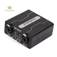 1Pcs GX200 Audio Isolator Dual-Channel 6.5 XLR Mixer Audio Isolator Current Sound Noise Mixer Microphone Common Ground Filter