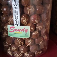 SANDY COOKIES HIJAU (NASTAR KEJU COKLAT)