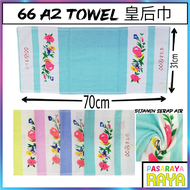 66 A 皇后巾 THICK SOFT FACE TOWEL 31CM X 70CM KAIN TEBAL TUALA MUKA SMALL TOWEL WATER ABSORBENT SERAP A