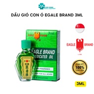(Genuine Imported) Eagle Brand Medicated Oil 3ml - Eagle Brand Medicated Oil, singapore wind Oil
