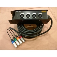 Snake Cable contains 4 Snake Cable 4ch + Stage Box Jack Male Length 5 Meters