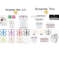 Sticker Airpods 1 Airpods 2 Airpods Pro Anti Debu Dust Apple Airpods