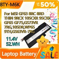 BTY-M6K MS-17B4 16R1 Laptop Battery For MSI GF63 8RC 8RD THIN 9RCX 10SCXR 9SCXR GF65 GF75,GS73VR 7RG