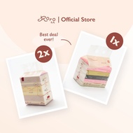 [Heart 2 Heart Bundle] Roro 6-Ply Lotion Tissue | 1x Daily Lotion Tissue + 2x Comfort Packs