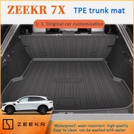 RideForce ZEEKR 7X Tailored TPE car interior accessories for trunk cushion, modified trunk mat