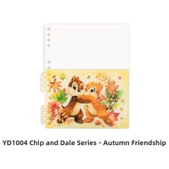 3D-JP | 3D JP Disney Series Blank Lined Squared Loose-leaf Notebook