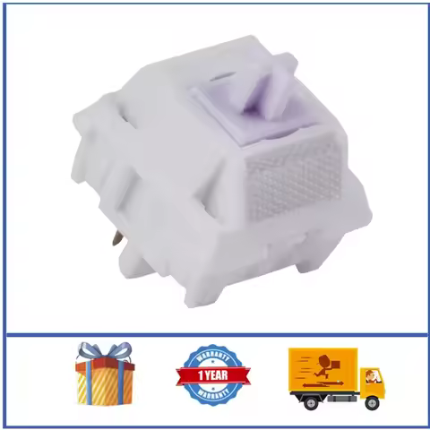 Wuque Studio WS Switch Morandi Light Diffuser Linear Feedback POM Housing UPE Stem For Mechanical Ke