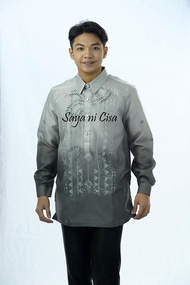 Barong Tagalog - Grey