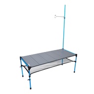 SNOWLINE Cube Table L6 Aluminium Light Camping Table - Grey/Blue