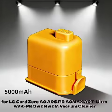 5000mAh High Capacity Li-ion Battery Replacement for LG Cord Zero A9 A9S P9 A9MAX A9T-Ultra A9K-PRO 