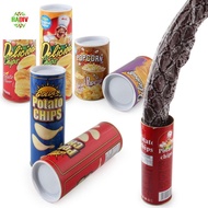RADIV Reusable Fake Snake Toys, Spoof Jokes Spring Snake Potato Chip Can Toys, Novelty Popcorn Can P