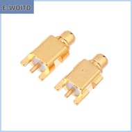 【E-WOITD】 2ชิ้นแจ็คเสียง MMCX เชื่อมต่อ SE535หญิง SE315 SE425 SE846หูฟังอุปกรณ์อิเล็กทรอนิกส์สำหรับผ