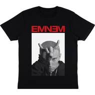 T-SHIRT EMINEM HORNS | RAPPER EMINEM SLIM SHADY T-SHIRT | RAP BLACK TEE