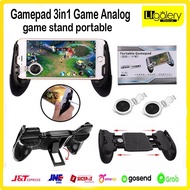 Gamepad 3in1 Analog game Joystick PUBG HP controller game stand portable standing joy Stick mobile gaming mobile legend joistick stan