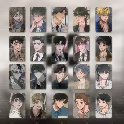 20pcs/Set Korean BL Manhwa Manga Lomo Card Comic Characters HD Photocard Fans Collection Cards