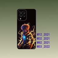 HP Samsung M12 / Samsung M32 / Samsung M62 / Samsung M53 Case - Cool Flexible Black Silicone Phone C