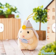 全新 日本直送 正版 毛公仔 助六之工作日常2 第二彈 消防員 倉鼠仔 Fireman Firefighter 吊飾 掛飾 鎖匙扣 Parade KC Keychain Namco 冒險樂園 Tait