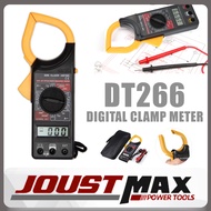 DT266 LCD Digital Clamp Meter AC Ammeter Digital Current Clamp Meter Buzzer Multimeter Voltmeter Ohmmeter