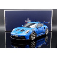 [MASH] Norev 1/18 Porsche 911 (992) GT3 RS 2022 Blue