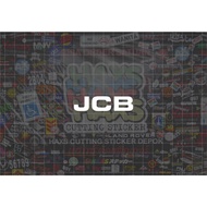 JCB Cutting Sticker Size 6 Cm for Car Motorcycles