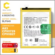 Battery For OPPO A83 CPH1729 CPH1827 BLP649 (3180 mAh)