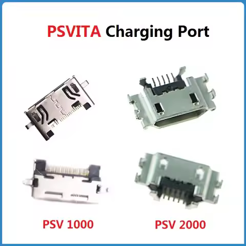 Original PSVITA Charging Port For PSV 1000 PSV 2000 USB Data Built-In Socket PSV1000 PSV2000 Power C