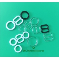 (50 pieces) New fashion plastic bra hooks to increase or decrease round and number 8 plastic for und