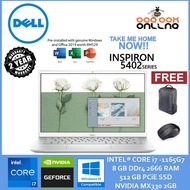 Dell Inspiron 5402-6585MX2G-W10- 11th Gent W10 14'' Laptop ( I7 -1165G7 ,8GB , 512GB , Nvidia MX 330