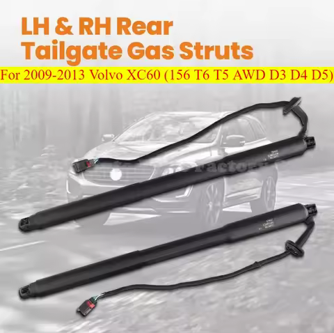 31479628 31479627 For Volvo XC60 2009-2013 (156 T6 T5 AWD D3 D4 D5 Electric Rear Gas Spring Boot Fla