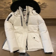 Canadian Scissors Down Jacket Blue Fox Fur Collar Outdoor Tooling Couple Ski Jacket Goose Down Thickened Jacket Trendy
