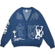 Latest Wholesale Hectic Cardigan Blue Knitwear Corsvia