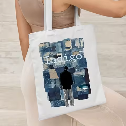 RM Indigo Album Handbag Kpop CanvasTote Bag High Quality Reusable Shopping Cloth Bag Big Supermarket