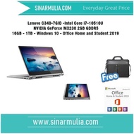 Terlaris Lenovo Yoga C340 - 7GID i7-10510U NVIDIA GeForce MX230 - 16GB - 1TB Keren