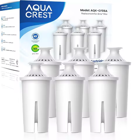 AQUA CREST Replacement for Brita® Filter, Brita® Water Pitchers and Dispensers, Classic OB03, Mavea®
