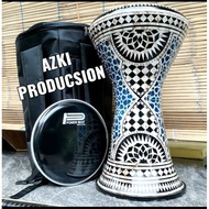 DARBUKA SOMBATY 9INC + NEWEST MOTIF BAG (FREE L KEY) darbuka 9 inch