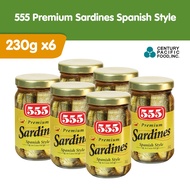 555 Premium Sardines Spanish Style 230g Pack of 6